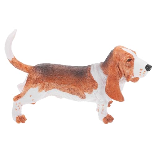 HANABASS Basset Hund Modell Realistische Hundefigur aus Hochwertigem Dekoratives für Schreibtisch und Terrarium HANABASS Basset Hund Modell Realistische Hundefigur aus Hochwertigem Dekoratives für Schreibtisch und Terrarium von HANABASS