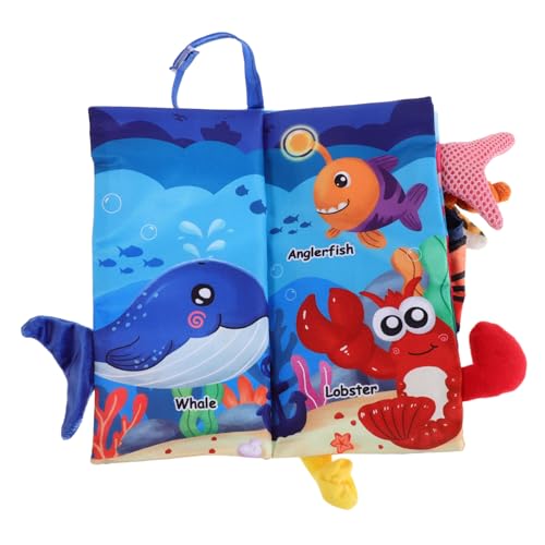 HANABASS Bilderbuch zur Früherziehung Neugeborenes weiches Buch Crinkle-Bücher -Jungenspielzeug Babybücher aus Stoff Babybuch Bücher für Kleinkinder Polyester HANABASS Bilderbuch zur Früherziehung Neugeborenes weiches Buch Crinkle-Bücher -Jungenspielzeug Babybücher aus Stoff Babybuch Bücher für Kleinkinder Polyester von HANABASS