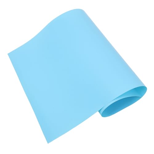 HANABASS Blatt Wasser Muster Papier See Szene Puppen Miniatur Mini Puppenhäuser Miniatur Puppenhäuser Garten Sand Tisch Licht Textur Aufkleber Himmelblau Kunststoff von HANABASS