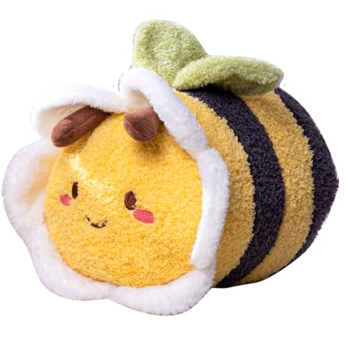 HANABASS Blumen Bienen Plüschkissen für Kinderzimmerdekoration Süßes und Gemütliches Kissen für Sofa Auto und Bett Perfektes für Fröhliche Raumgestaltung HANABASS Blumen Bienen Plüschkissen für Kinderzimmerdekoration Süßes und Gemütliches Kissen für Sofa Auto und Bett Perfektes für Fröhliche Raumgestaltung von HANABASS