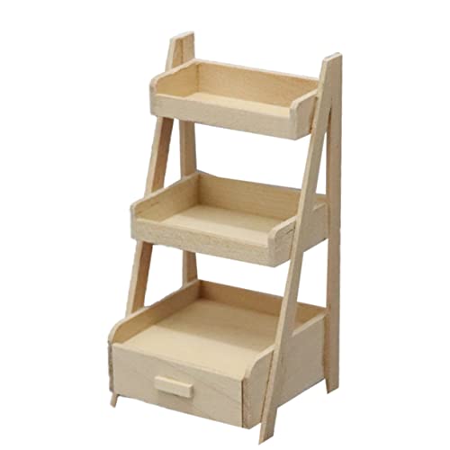 HANABASS Blumenregal aus Holz Dreischichtiges Möbel für Puppenhaus Stilvolles und Sicheres Design für Innenräume für Dekoration und Spielzeugzubehör HANABASS Blumenregal aus Holz Dreischichtiges Möbel für Puppenhaus Stilvolles und Sicheres Design für Innenräume für Dekoration und Spielzeugzubehör von HANABASS