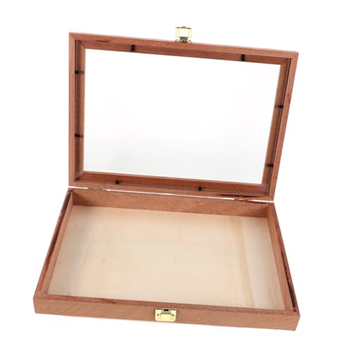 HANABASS Box Holz Aufbewahrungsbox Pflanzenprobenrahmen Schmetterlingsproben Aufbewahrungsbehälter Holzproben Vitrine Schmetterlingsproben Vitrine Insektenproben Vitrine Hellbraun HANABASS Box Holz Aufbewahrungsbox Pflanzenprobenrahmen Schmetterlingsproben Aufbewahrungsbehälter Holzproben Vitrine Schmetterlingsproben Vitrine Insektenproben Vitrine Hellbraun von HANABASS