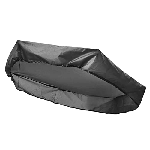 HANABASS Bunkerabdeckung Badabdeckung wasserdichte Plane Sandkastensand Für Vakuum Strand Sandkasten Mit Deckel Sitz Aquarium Schonbezug Tragbar Liner Generatoren Black Oxford-Stoff von HANABASS
