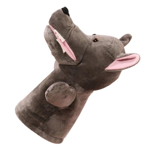 HANABASS Cartoon Wolf Handpuppe aus Plüsch Interaktive Geschichtenerzählpuppe Niedliche Tierhandpuppe für Rollenspiele und Fantasieaktivitäten Geschenkidee HANABASS Cartoon Wolf Handpuppe aus Plüsch Interaktive Geschichtenerzählpuppe Niedliche Tierhandpuppe für Rollenspiele und Fantasieaktivitäten Geschenkidee von HANABASS