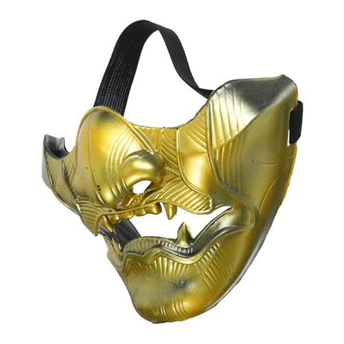 HANABASS Cosplay Maske Im Japanischen Stil Bunte Halbgesichtsmaske Für Partys Rollenspiele Und Traditionelle Aufführungen Geeignet Für Männer Und Frauen Langlebig Und Komfortabel HANABASS Cosplay Maske Im Japanischen Stil Bunte Halbgesichtsmaske Für Partys Rollenspiele Und Traditionelle Aufführungen Geeignet Für Männer Und Frauen Langlebig Und Komfortabel von HANABASS