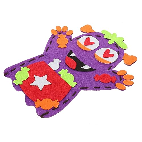 HANABASS DIY Handpuppe aus Weichem Vliesstoff Halloween Handspielzeug für Kreatives Bastelset Niedlich und Stabil als Party und Erzählfigur Kindgerechtes Puppentheater Zubehör HANABASS DIY Handpuppe aus Weichem Vliesstoff Halloween Handspielzeug für Kreatives Bastelset Niedlich und Stabil als Party und Erzählfigur Kindgerechtes Puppentheater Zubehör von HANABASS