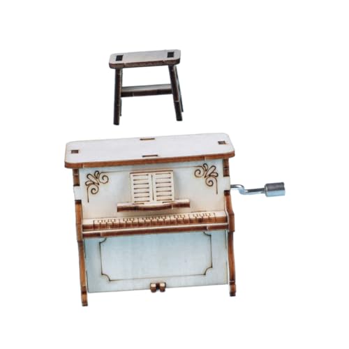 HANABASS DIY Handwerk Klavier Musikbox Modell Kreatives für Sichere und Unterhaltsame Bastelstunden für Zuhause Geschicklichkeit HANABASS DIY Handwerk Klavier Musikbox Modell Kreatives für Sichere und Unterhaltsame Bastelstunden für Zuhause Geschicklichkeit von HANABASS