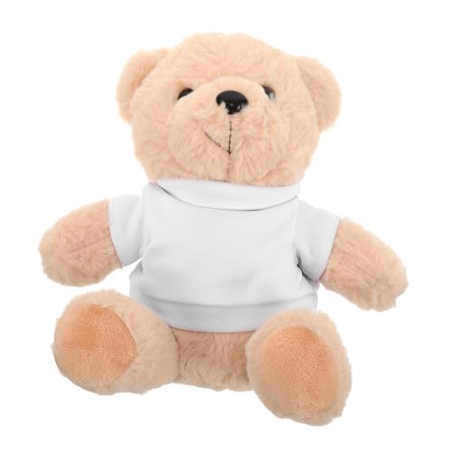 HANABASS DIY Sublimation Plüschbär mit T Shirt Kuscheliges Stofftier für Babypartys Geburtstage und Weihnachten Einzigartiges Dekorationsspielzeug für Erwachsene HANABASS DIY Sublimation Plüschbär mit T Shirt Kuscheliges Stofftier für Babypartys Geburtstage und Weihnachten Einzigartiges Dekorationsspielzeug für Erwachsene von HANABASS