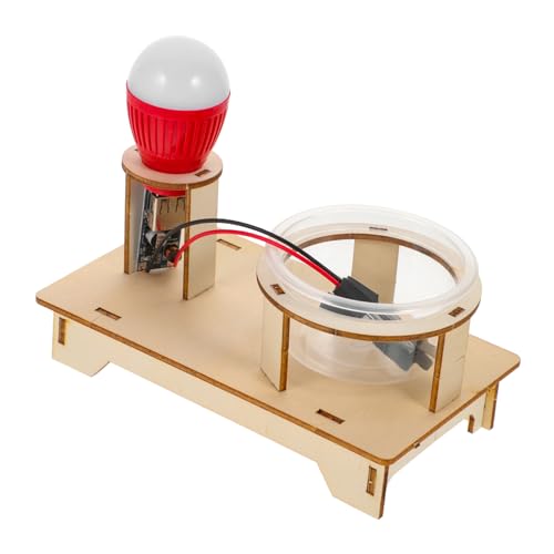 HANABASS DIY Wissenschaft Experimentierkasten Salzwasser Stromkreis Bausatz für Schule Physik Projekt Elektrizitätslehre Lernset mit Leitfähigkeitsversuch und DIY Stromerzeugung Lampenbau von HANABASS