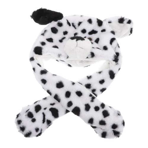 HANABASS Dalmatiner Plüsch Hut mit Beweglichen Ohren Lustiger Tierhut für Erwachsene für Halloween Weihnachten Cosplay und Partys Vielseitig Einsetzbar als Mütze HANABASS Dalmatiner Plüsch Hut mit Beweglichen Ohren Lustiger Tierhut für Erwachsene für Halloween Weihnachten Cosplay und Partys Vielseitig Einsetzbar als Mütze von HANABASS