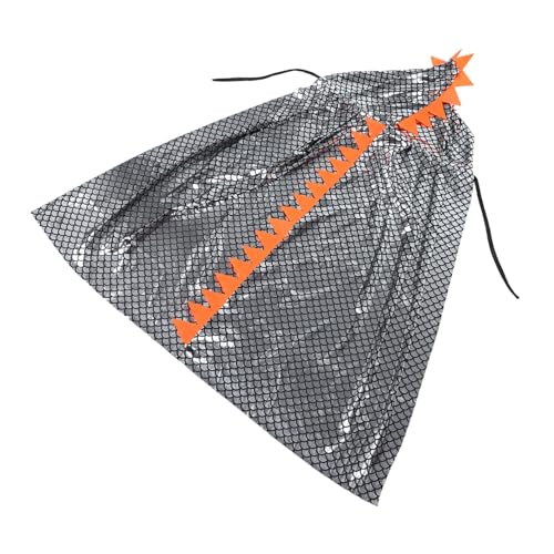 HANABASS Dinosaurier Cape mit Kapuze Leichter Atmungsaktiver Halloween Umhang mit Stacheln Bequemes Kostüm für Jungen und Mädchen Schnelles Anziehen für Fasching Theater und HANABASS Dinosaurier Cape mit Kapuze Leichter Atmungsaktiver Halloween Umhang mit Stacheln Bequemes Kostüm für Jungen und Mädchen Schnelles Anziehen für Fasching Theater und von HANABASS