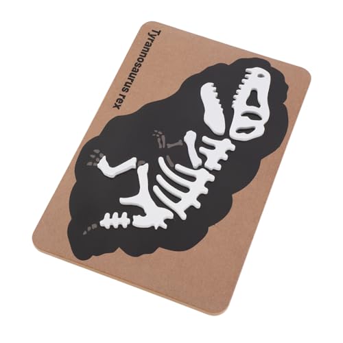 HANABASS Dinosaurier Holz Puzzle Montessori Lernspielzeug für Kleinkinder Ab Jahr Skelett Fossilien Puzzle Fördert Problemlösungsfähigkeiten und Entdeckergeist Perfektes HANABASS Dinosaurier Holz Puzzle Montessori Lernspielzeug für Kleinkinder Ab Jahr Skelett Fossilien Puzzle Fördert Problemlösungsfähigkeiten und Entdeckergeist Perfektes von HANABASS