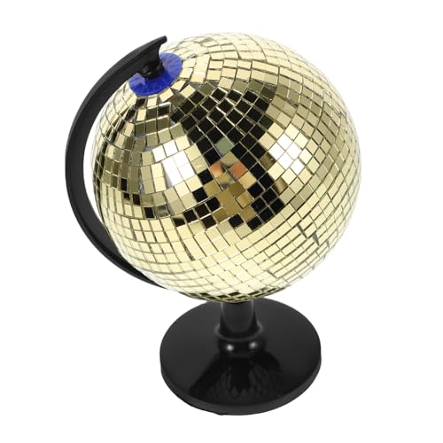 HANABASS Disco-Kugel-Scheinwerfer Disco-pilz Mini-Disco-Kugeln Mini Disco Ball Light Pilz-Spiegel Kleine Discokugel Rotierendes Discokugellicht Spiegelkugel Licht Golden Plastik HANABASS Disco-Kugel-Scheinwerfer Disco-pilz Mini-Disco-Kugeln Mini Disco Ball Light Pilz-Spiegel Kleine Discokugel Rotierendes Discokugellicht Spiegelkugel Licht Golden Plastik von HANABASS
