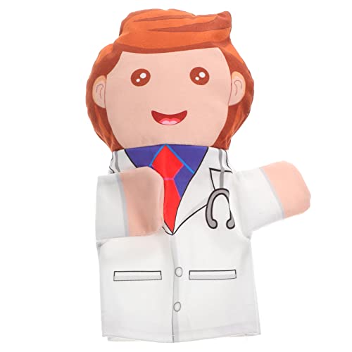 HANABASS Doktorhandpuppe dekorative Fingerpuppe figurförmiges Fingerpuppenspielzeug Cartoon-Fingerspielzeug Eltern-Kind-Interaktives Finger-Handpuppen PP Baumwolle HANABASS Doktorhandpuppe dekorative Fingerpuppe figurförmiges Fingerpuppenspielzeug Cartoon-Fingerspielzeug Eltern-Kind-Interaktives Finger-Handpuppen PP Baumwolle von HANABASS