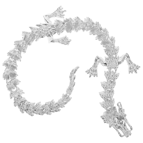 HANABASS Dragon Statue mit Beweglichen Gelenken Chinesisches Zodiac Drachenornament für Tisch und Büro Detailreiche Dekoration für Glück und Wohlstand HANABASS Dragon Statue mit Beweglichen Gelenken Chinesisches Zodiac Drachenornament für Tisch und Büro Detailreiche Dekoration für Glück und Wohlstand von HANABASS