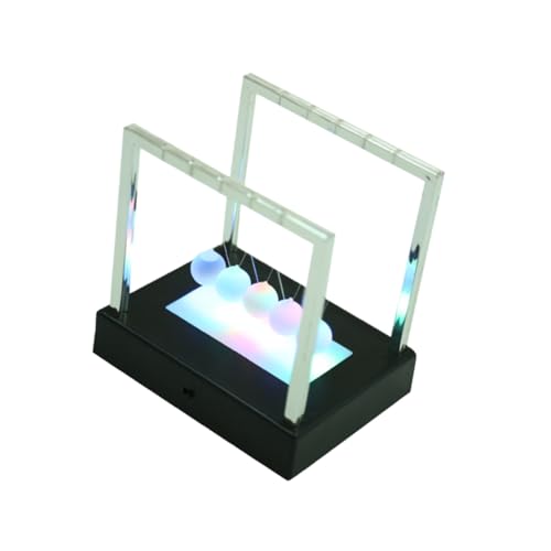 HANABASS Edelstahl Newton Kugel Schwarz Kinetisches Schreibtischspielzeug Dekorative Kugel Büro Wohnraumdekoration Einzigartiges Geburtstagsgeschenk HANABASS Edelstahl Newton Kugel Schwarz Kinetisches Schreibtischspielzeug Dekorative Kugel Büro Wohnraumdekoration Einzigartiges Geburtstagsgeschenk von HANABASS
