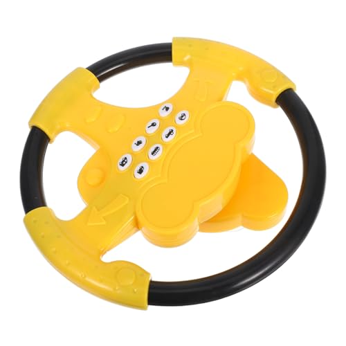 HANABASS Fahrsimulationsspielzeug Lenkrad Simulation Auto Lenkspielzeug Kleinkind Lenkrad Kindersimulation Fahrspielzeug Kinderspielzeug Gelb HANABASS Fahrsimulationsspielzeug Lenkrad Simulation Auto Lenkspielzeug Kleinkind Lenkrad Kindersimulation Fahrspielzeug Kinderspielzeug Gelb von HANABASS