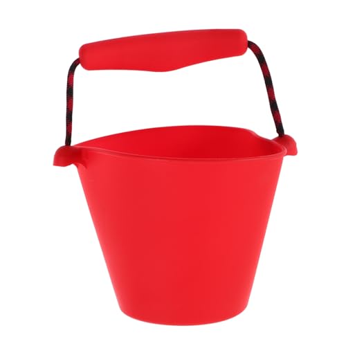 HANABASS Faltbarer Silikon Strandeimer für Tragbares Sandspielzeug Set für Strand Pool und Outdoor Aktivitäten Einzigartiges Design Langlebig und Sicher mit Attraktiven von HANABASS