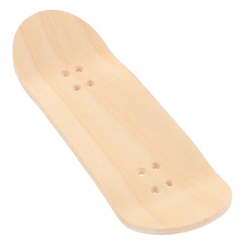 HANABASS Finger Skateboard Holzdeck Ersatzteil für Finger Skateboards für Tricks Natürliche Holzoptik Installieren Zubehör von HANABASS