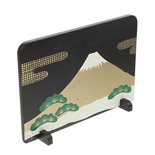 HANABASS Mini Japanischer Stil Bildschirm Deko Miniatur Bildschirm Für Tischdeko Mit Fuji-Berg Für Kreatives Spielen Und Wohnkultur von HANABASS