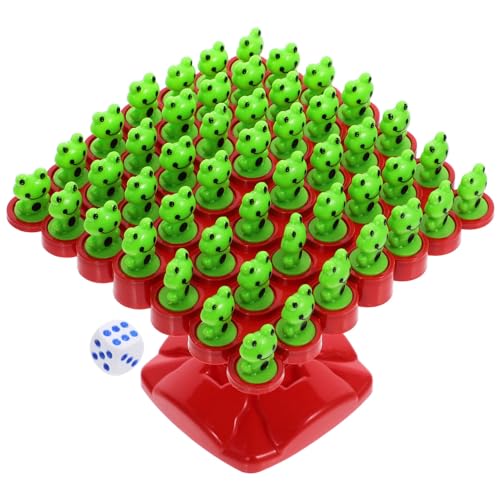 HANABASS Frosch Balance Spiel Balancierspiel mit Baum Modell Frösche Würfel Familien Desktop Kognitive Geschenk HANABASS Frosch Balance Spiel Balancierspiel mit Baum Modell Frösche Würfel Familien Desktop Kognitive Geschenk von HANABASS