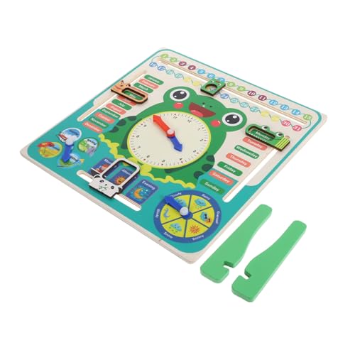 HANABASS Frosch Uhr Unterrichtshilfen Kindergarten Lernspiele Zeituhr des Lehrers Zeit Lernuhr Sagende Zeitlehruhr Lernspielzeug Für Kleinkinder Stechuhr Für Lernen Holz HANABASS Frosch Uhr Unterrichtshilfen Kindergarten Lernspiele Zeituhr des Lehrers Zeit Lernuhr Sagende Zeitlehruhr Lernspielzeug Für Kleinkinder Stechuhr Für Lernen Holz von HANABASS