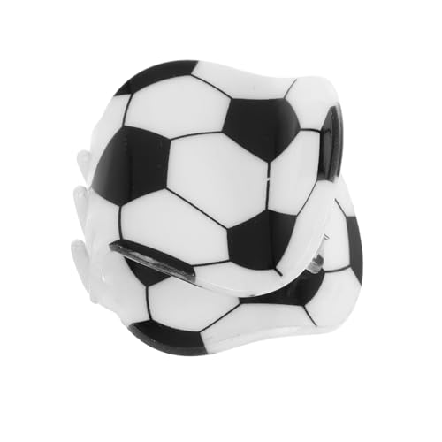 HANABASS Fussball Haarspange für Frauen Verstellbare Haarclips für Dünnes Haar Sportliches Design für Fans Sicherer Halt während Des Spiels Vielseitig Einsetzbar Fußball von HANABASS