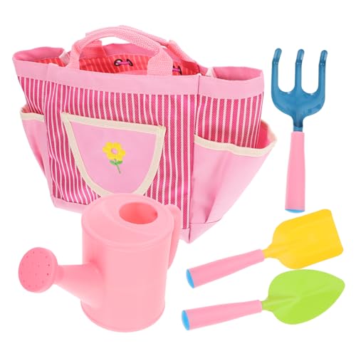HANABASS Gartenset Teilig mit Kleinem Gießkanne Schaufel Rechen Kindgerechte Gartenwerkzeuge für Mädchen Spielerisches Pflanzen und Gartenspielen Fördert Naturerlebnis und HANABASS Gartenset Teilig mit Kleinem Gießkanne Schaufel Rechen Kindgerechte Gartenwerkzeuge für Mädchen Spielerisches Pflanzen und Gartenspielen Fördert Naturerlebnis und von HANABASS