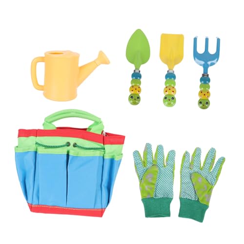 HANABASS Gartenwerkzeug Set Teiliges Mini Set für Sandspiel und Gartenarbeit Ergonomisches Design für Jungen und Mädchen Fördert Praktische Fähigkeiten und Eltern Junge Mädchen Beziehung von HANABASS