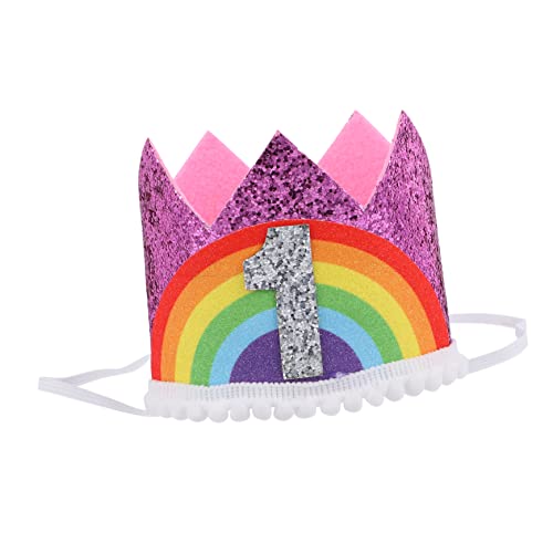 HANABASS Geburtstagskrone Hut Handgefertigte Leichte Krone für Kindergeburtstagsfeiern und Bequem mit Robustem Design und Bunten Farben für Kleine Prinzessinnen HANABASS Geburtstagskrone Hut Handgefertigte Leichte Krone für Kindergeburtstagsfeiern und Bequem mit Robustem Design und Bunten Farben für Kleine Prinzessinnen von HANABASS