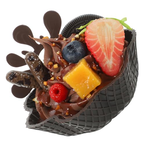 HANABASS Gefälschtes Eismodell aus Realistisches Dessertmodell für Fotografie Hochzeiten und Partys Langlebig und Dekorativ für Konditoreien und Zuhause HANABASS Gefälschtes Eismodell aus Realistisches Dessertmodell für Fotografie Hochzeiten und Partys Langlebig und Dekorativ für Konditoreien und Zuhause von HANABASS