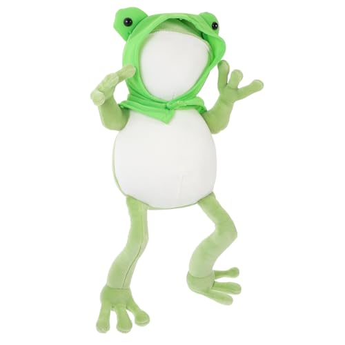 HANABASS Gefüllte Froschplüschpuppe Große Cartoon Froschpuppe Weiches Stofftier für Sofa Dekoration und für Neugeborene HANABASS Gefüllte Froschplüschpuppe Große Cartoon Froschpuppe Weiches Stofftier für Sofa Dekoration und für Neugeborene von HANABASS