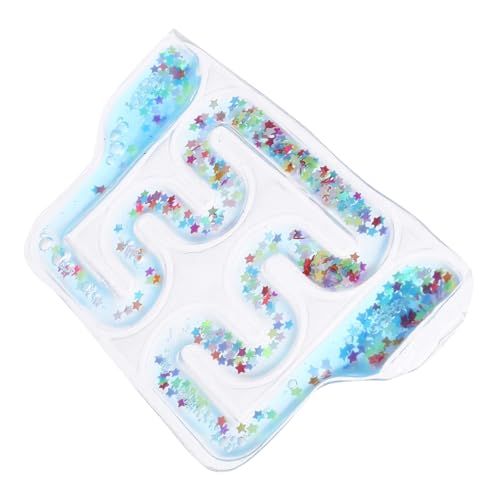 HANABASS Gelgefülltes Labyrinth für Sensory Fidget Toy aus Leichtem PVC Fördert Konzentration Hand Auge koordination und Geduld Unisex Lernspielzeug für Motorische Fähigkeiten von HANABASS