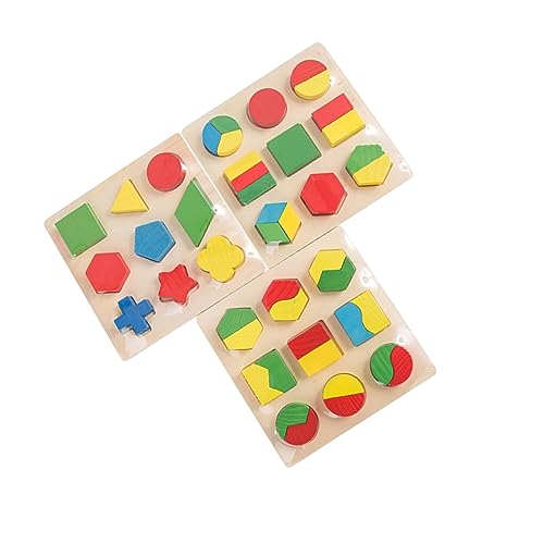 HANABASS Geometrische Formen Steckspiel Teilig Holzspielzeug für Form und Farberkennung von Kreativität und Hand Auge Koordination Geeignet für Jungen und Mädchen HANABASS Geometrische Formen Steckspiel Teilig Holzspielzeug für Form und Farberkennung von Kreativität und Hand Auge Koordination Geeignet für Jungen und Mädchen von HANABASS