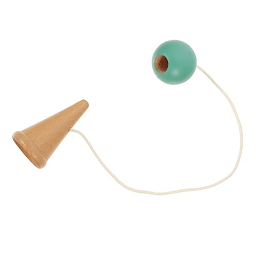 HANABASS Geschicklichkeitsball Kinderversorgung Verschleißfestes Kinderspielzeug Interaktives Kendama- Handgeschicklichkeitsspielzeug Kendama- Für Green Holz HANABASS Geschicklichkeitsball Kinderversorgung Verschleißfestes Kinderspielzeug Interaktives Kendama- Handgeschicklichkeitsspielzeug Kendama- Für Green Holz von HANABASS