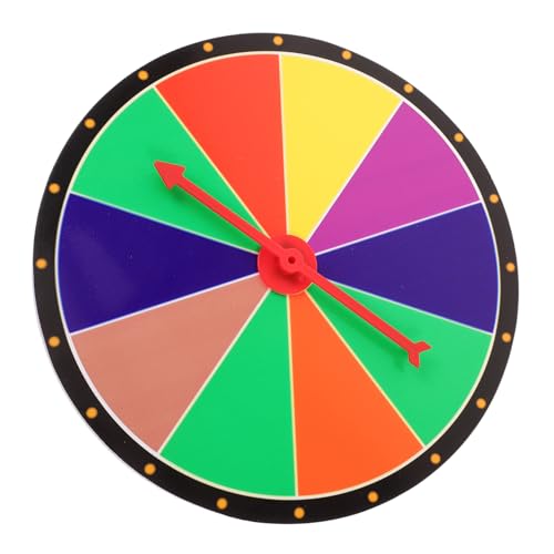 HANABASS Glückliches DIY Preisrad Raffle Wheel Material Langlebig Partyspiel Wanddeko für Familie Pädagogisches Spiel Interaktiv HANABASS Glückliches DIY Preisrad Raffle Wheel Material Langlebig Partyspiel Wanddeko für Familie Pädagogisches Spiel Interaktiv von HANABASS