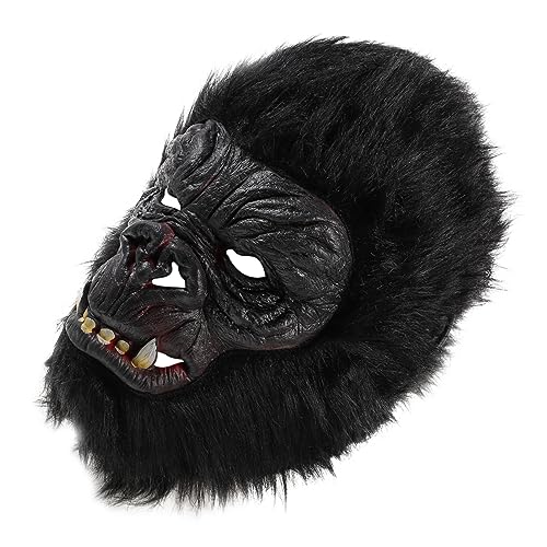 HANABASS Gorilla Maske für Halloween Tierkopfbedeckung für Kostümpartys Karneval und Cosplay Einteilig Bequem und Atmungsaktiv für Erwachsene Geeignet HANABASS Gorilla Maske für Halloween Tierkopfbedeckung für Kostümpartys Karneval und Cosplay Einteilig Bequem und Atmungsaktiv für Erwachsene Geeignet von HANABASS