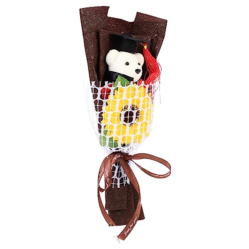HANABASS Graduation Bear Bouquet Einzigartiger Bär mit Sonnenblumen Adorable Abschluss Blumenarrangement für Absolventen Dekoration für Abschlussfeiern HANABASS Graduation Bear Bouquet Einzigartiger Bär mit Sonnenblumen Adorable Abschluss Blumenarrangement für Absolventen Dekoration für Abschlussfeiern von HANABASS