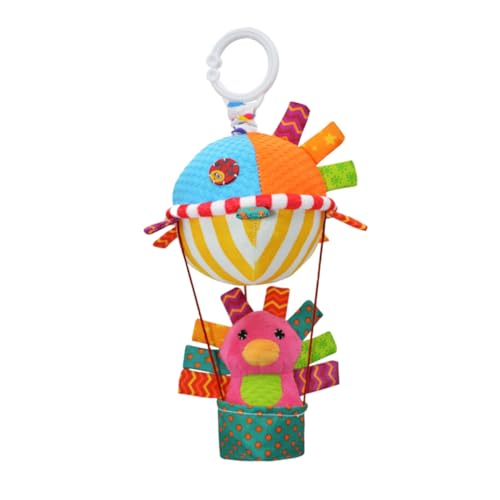 HANABASS Hängendes Heißluftballon Plüschspielzeug für Kinderwagen Lustiges Lernspielzeug für Neugeborene Fördert und Hand Augen Koordination Farbenfrohes Design für Junge Mädchen und von HANABASS
