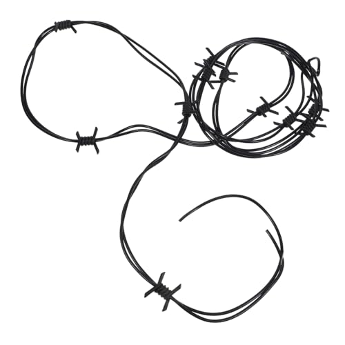 HANABASS Halloween Deko Stacheldraht Kunststoff Fake Barbed Wire Party Dekoration Gruselige Halloween Requisite für Spukhaus und Kostümfest HANABASS Halloween Deko Stacheldraht Kunststoff Fake Barbed Wire Party Dekoration Gruselige Halloween Requisite für Spukhaus und Kostümfest von HANABASS