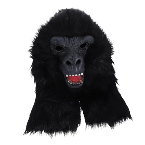 HANABASS Halloween Gorilla Kopfmaske Einzigartige Tiermaske für Kostümparty Lustige Verkleidung für Erwachsene und Hochwertiges Cosplay Zubehör für Unvergessliche HANABASS Halloween Gorilla Kopfmaske Einzigartige Tiermaske für Kostümparty Lustige Verkleidung für Erwachsene und Hochwertiges Cosplay Zubehör für Unvergessliche von HANABASS