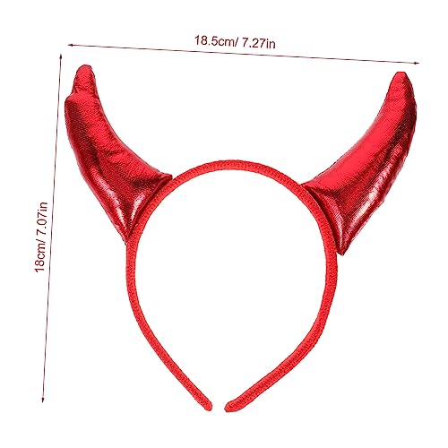 HANABASS Halloween Kostüm Teiliges Teufelshörner Haarreif mit Fliegen Kragen Party Cosplay Kopfschmuck Zubehör für Damen und Herren Leicht und Bequem für Mottopartys und Fasching HANABASS Halloween Kostüm Teiliges Teufelshörner Haarreif mit Fliegen Kragen Party Cosplay Kopfschmuck Zubehör für Damen und Herren Leicht und Bequem für Mottopartys und Fasching von HANABASS