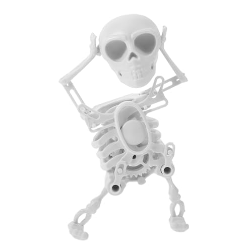 HANABASS Halloween-Partybevorzugungsspielzeug Halloween Dekoration Schädel Animatronik Stuffer Halloween-Skelettspielzeug Hand sensorisches Plastik Weiß HANABASS Halloween-Partybevorzugungsspielzeug Halloween Dekoration Schädel Animatronik Stuffer Halloween-Skelettspielzeug Hand sensorisches Plastik Weiß von HANABASS