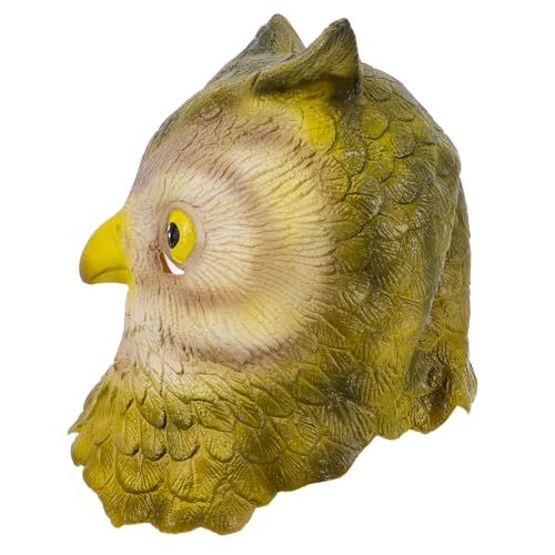 HANABASS Halloween Tierkopfmaske Katzenkopf Vollgesicht Kopfverkleidung Leicht und Bequem für Party Cosplay Kostüm Zubehör Erwachsenen Maskerade von HANABASS