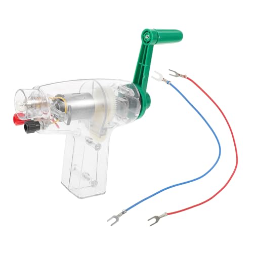 HANABASS Handgenerator Kinderspielzeug Handkurbel Stromgenerator Tragbarer Generator DIY Spielzeugmaterial Wissenschaftliches Experimentierset Montagespielzeug DIY Montagespielzeug von HANABASS