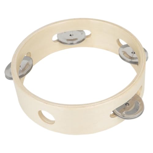 HANABASS Handglocke aus Holz für Musikspielzeug zur Frühförderung Percussion Instrument für Tanzpartys und Festlichkeiten Originalholzfarbe HANABASS Handglocke aus Holz für Musikspielzeug zur Frühförderung Percussion Instrument für Tanzpartys und Festlichkeiten Originalholzfarbe von HANABASS
