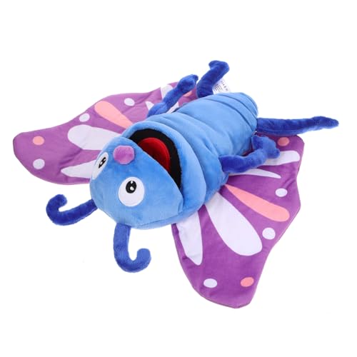 HANABASS Handpuppe Schmetterling aus Plüsch Kreatives Puppenspielzeug für Interaktives Geschichtenerzählen für Eltern Interaktion für Spiel und Spaß von HANABASS