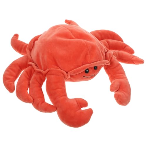 HANABASS Handpuppen Für Tiere Handpuppe Kleine Handpuppe Entzückende Krabben-handpuppe Kuscheltier Plüsch Tierpuppen Cartoon-Tiere-Marionette Plüschpuppen Pp Baumwolle von HANABASS