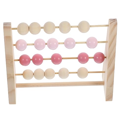 HANABASS Holz Abacus Lernspielzeug für Pädagogisches Zählspielzeug Rechenfähigkeiten und Geistiger Entwicklung für Schulanfang Holzspielzeug Natürlichem Design von HANABASS