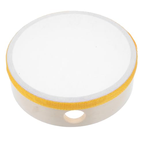 HANABASS Holz Handtrommel für Orff Musikinstrumente für Kleinkinder Interaktives Percussion Instrument für Mädchen Robuster und Leichtes Design Fördert Kreativität und Hand Augen von HANABASS